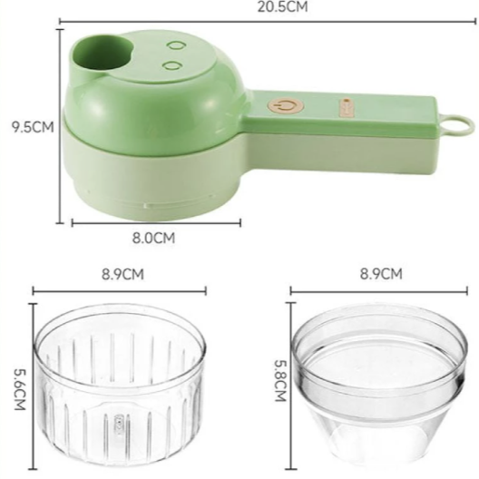 4 in 1 kabelloser Gemüseschredder - Fitello