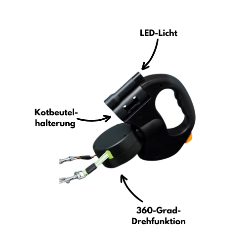 3-in-1 Duo Hundeleine - Fitello